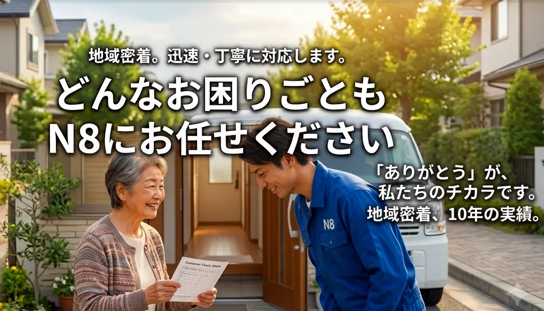 何でも屋N8 静岡中部全域に即日出張対応